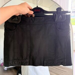 All Saints Black Mini Skirt